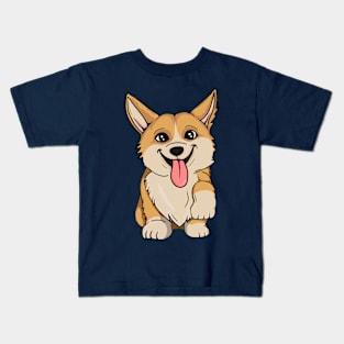 Cute Corgi T-shirt Kids T-Shirt